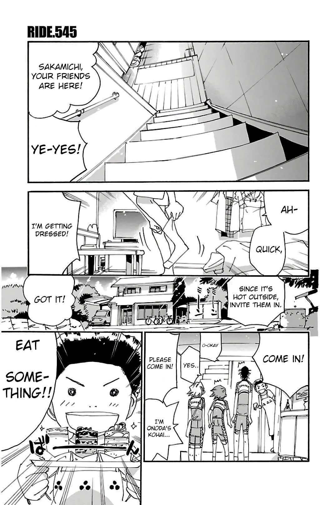 Yowamushi Pedal Chapter 545 page 1