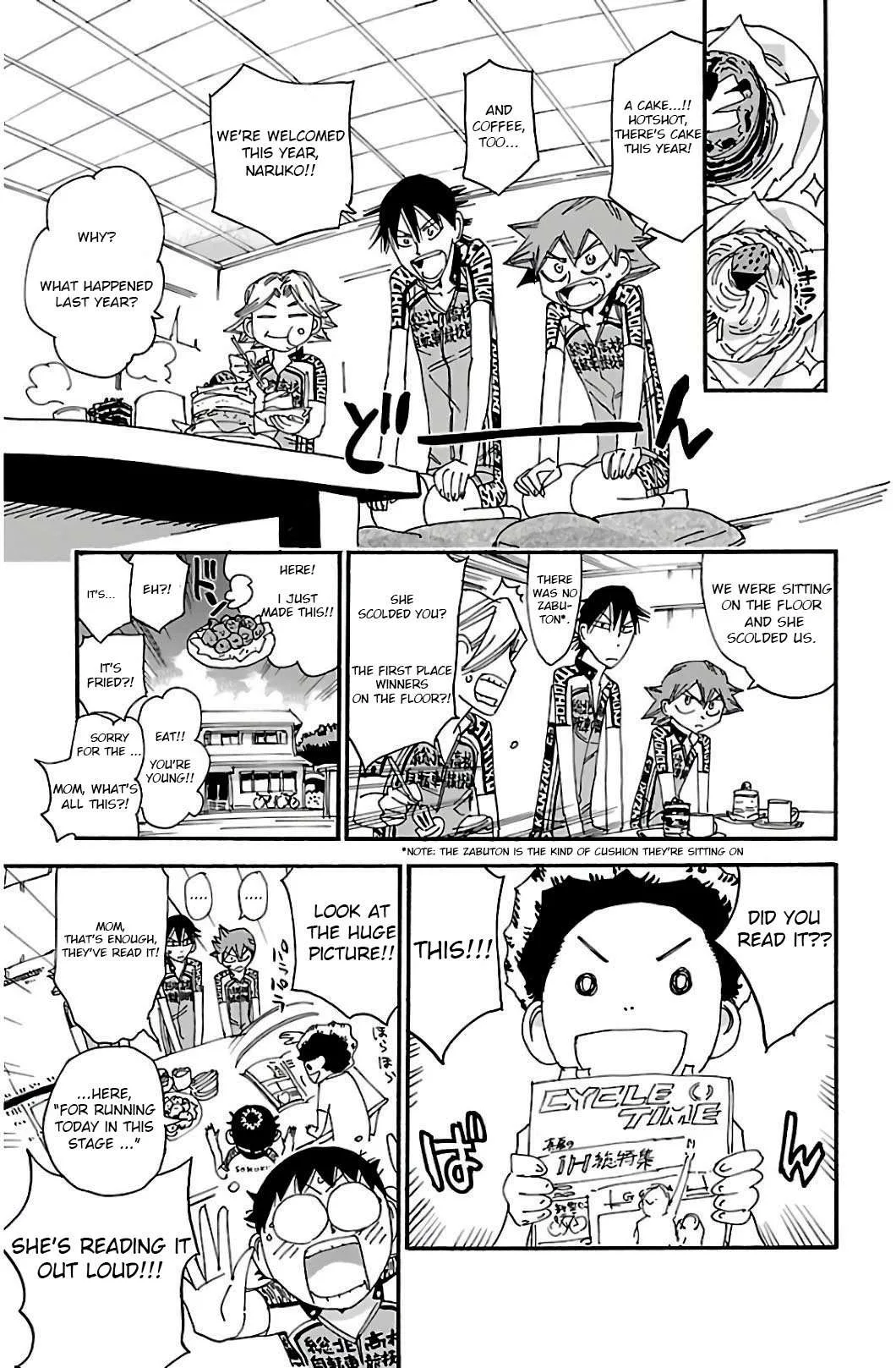Yowamushi Pedal Chapter 545 page 3