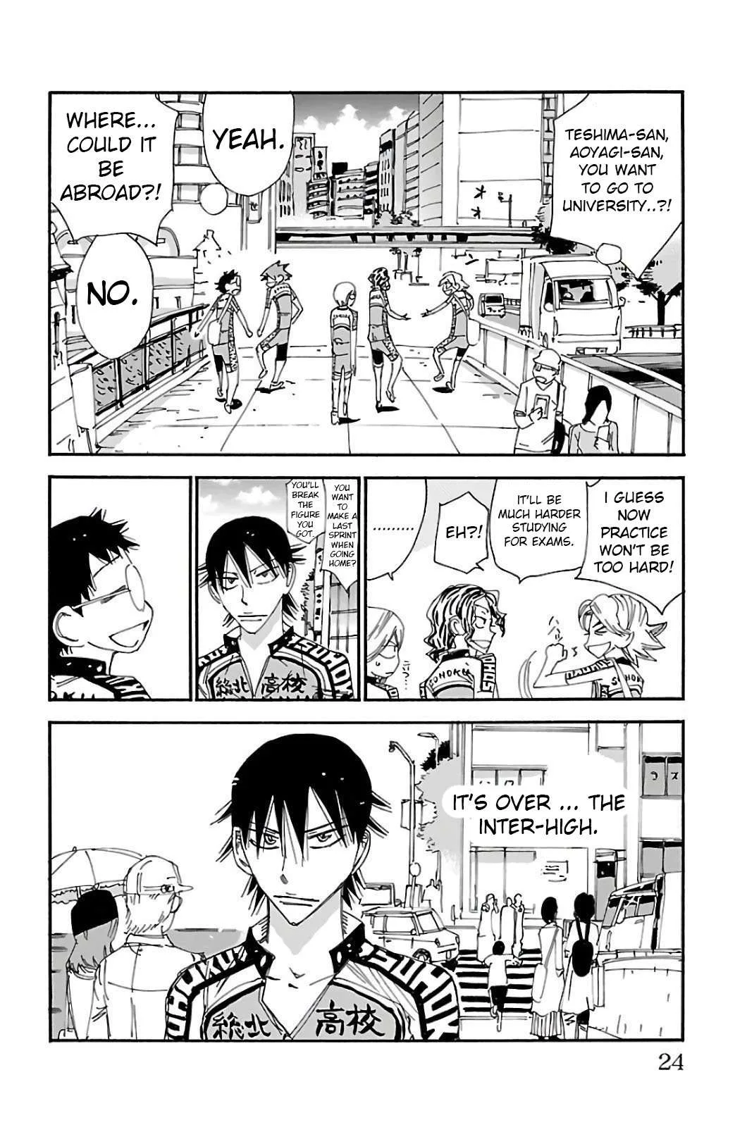 Yowamushi Pedal Chapter 545 page 17
