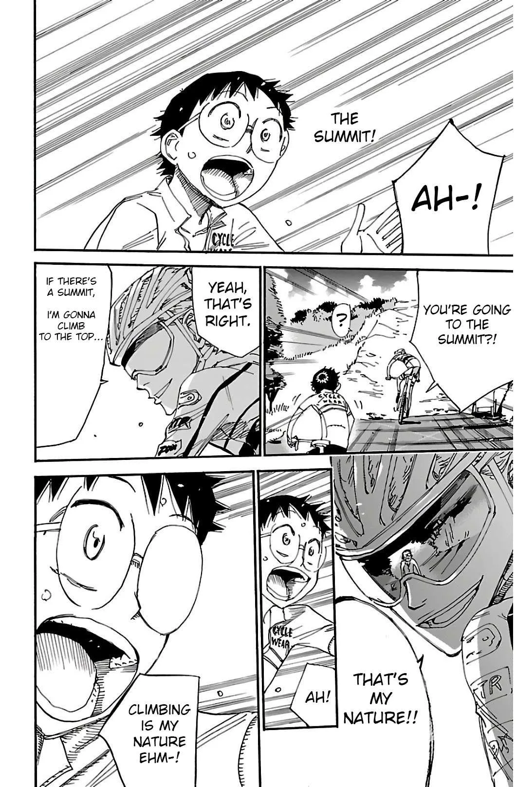 Yowamushi Pedal Chapter 547 page 14