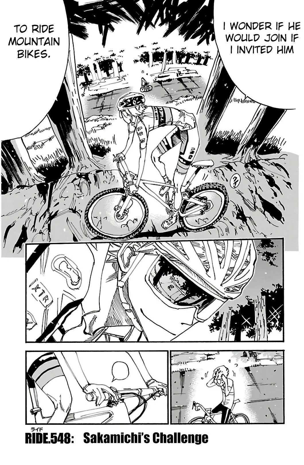Yowamushi Pedal Chapter 548 page 1