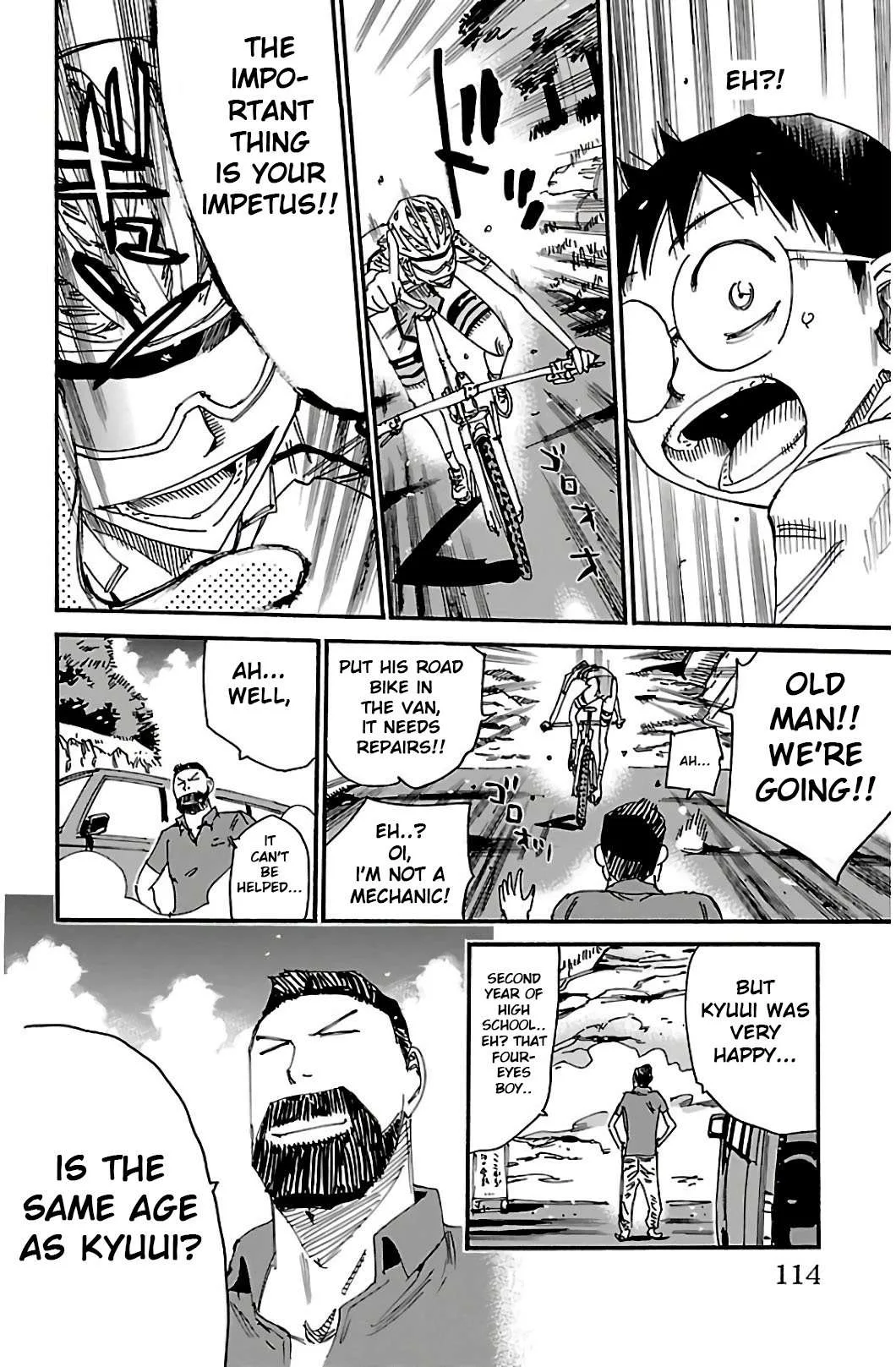 Yowamushi Pedal Chapter 549 page 18