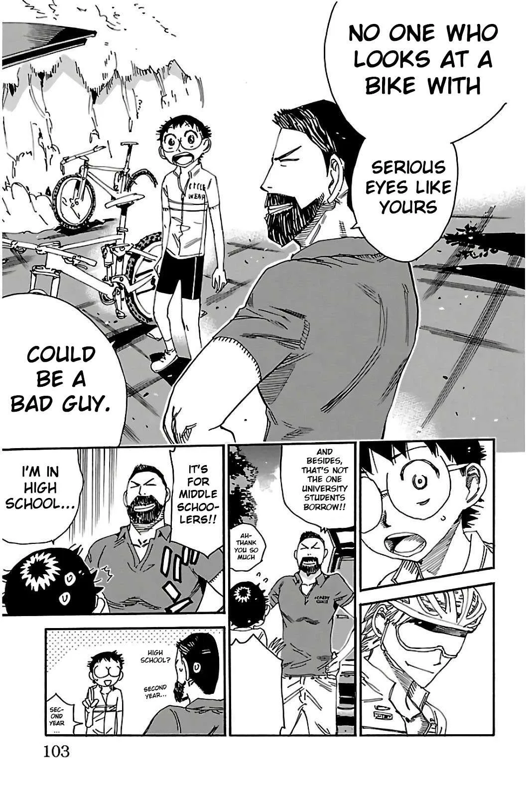 Yowamushi Pedal Chapter 549 page 8