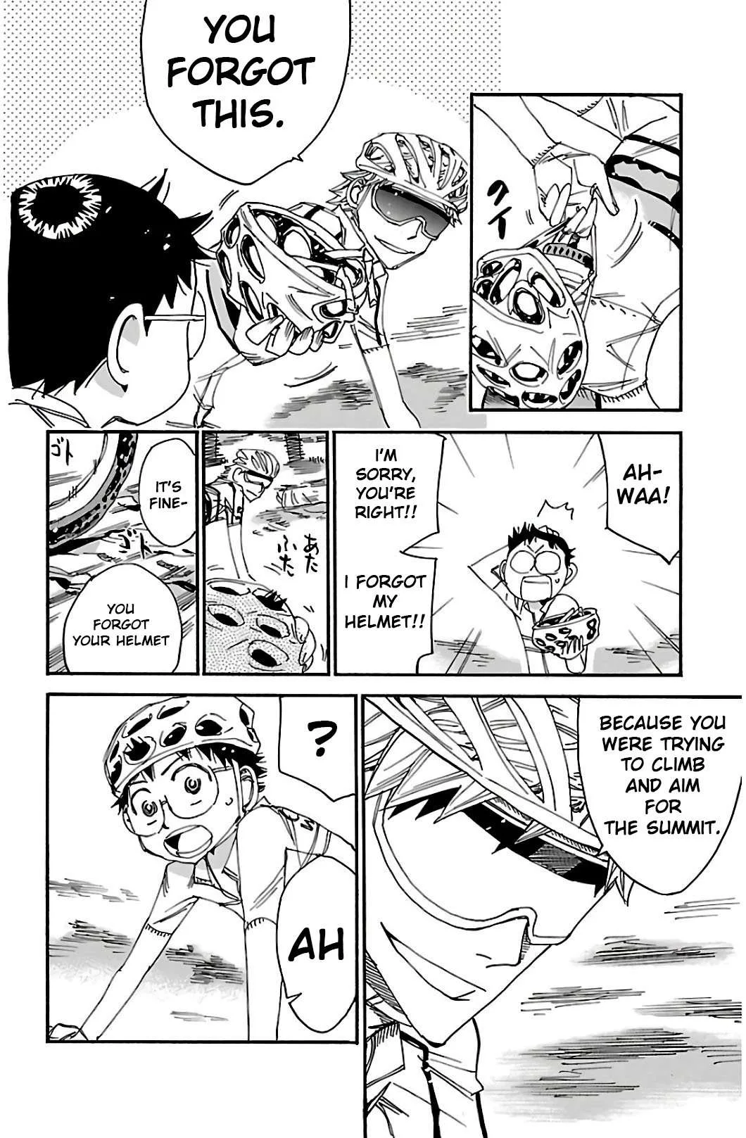 Yowamushi Pedal Chapter 550 page 8