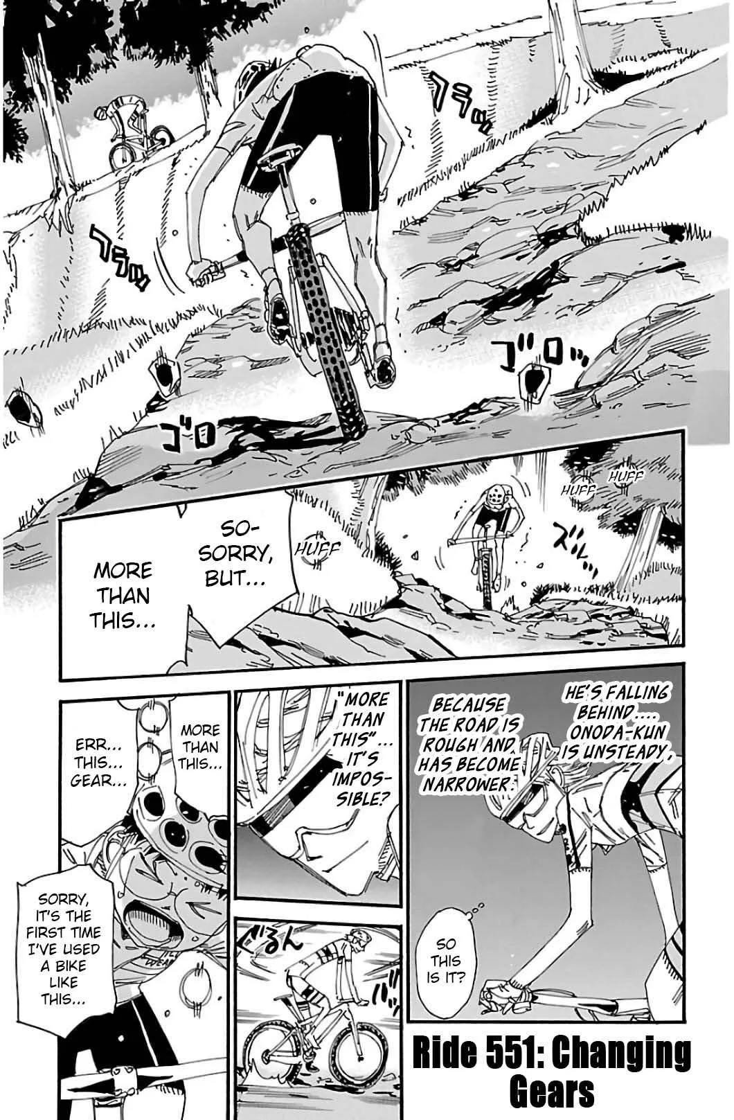Yowamushi Pedal Chapter 551 page 1