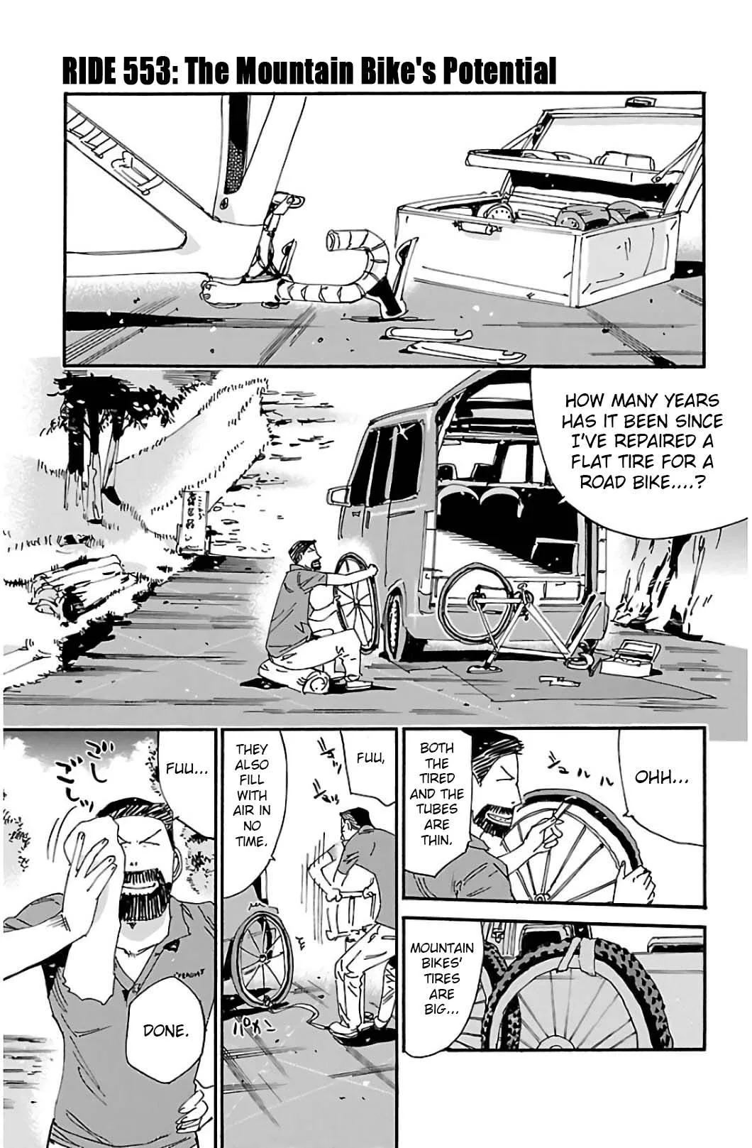 Yowamushi Pedal Chapter 553 page 1