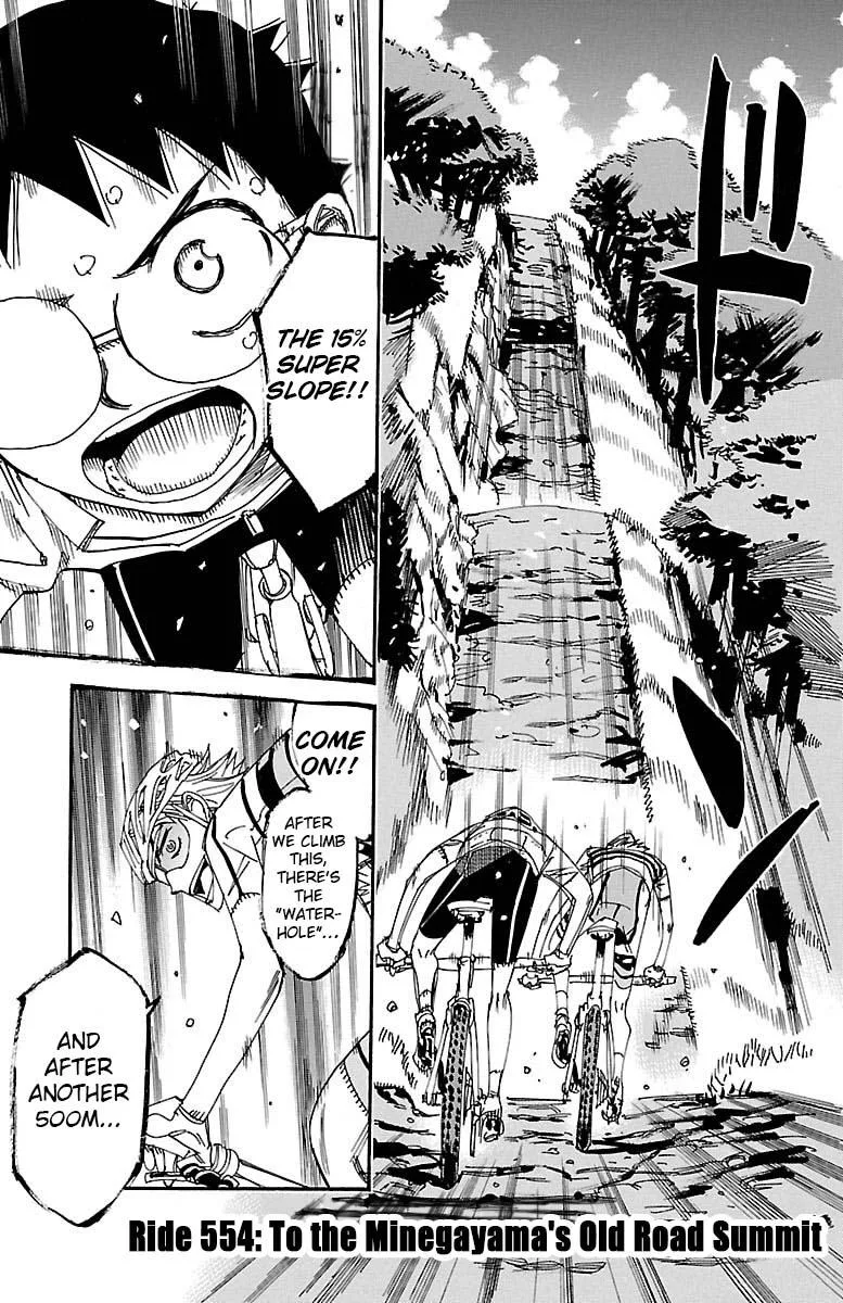 Yowamushi Pedal Chapter 554 page 1