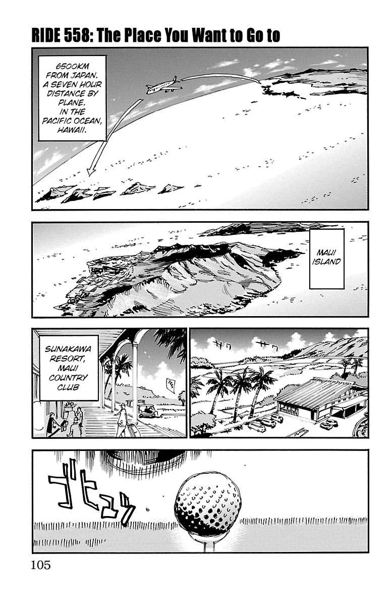 Yowamushi Pedal Chapter 558 page 1