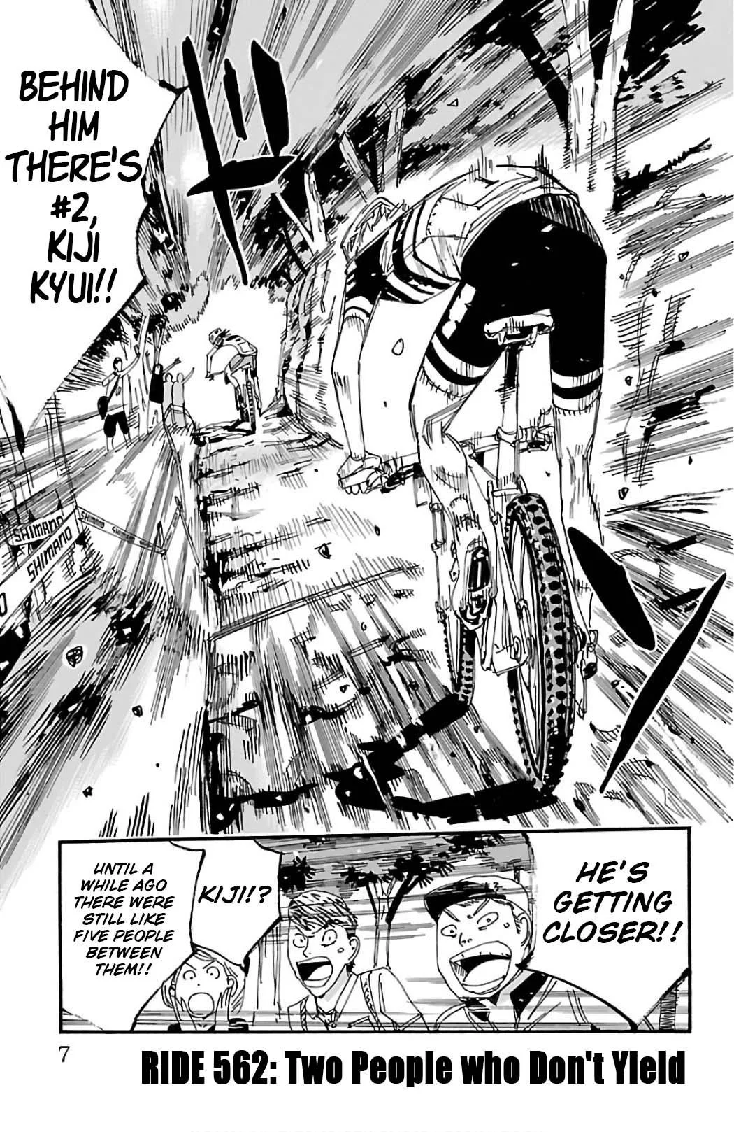 Yowamushi Pedal Chapter 562 page 1