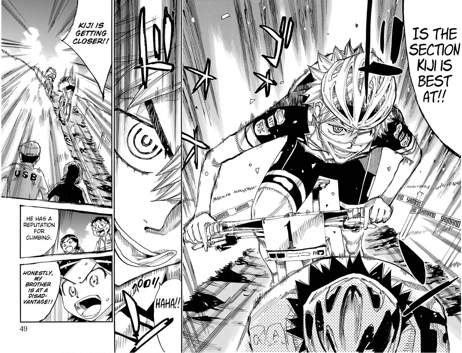 Yowamushi Pedal Chapter 563 page 22