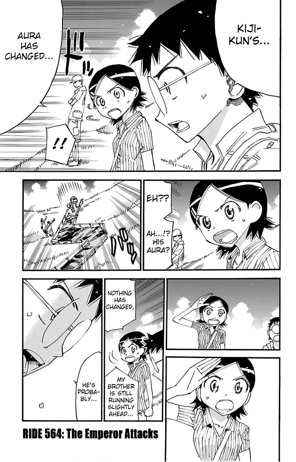 Yowamushi Pedal Chapter 564 page 1