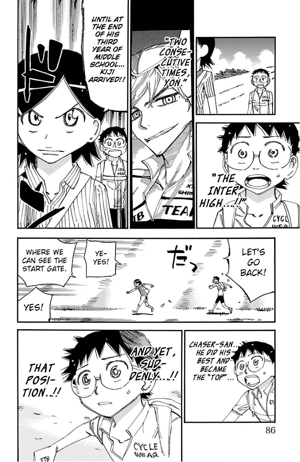 Yowamushi Pedal Chapter 565 page 14