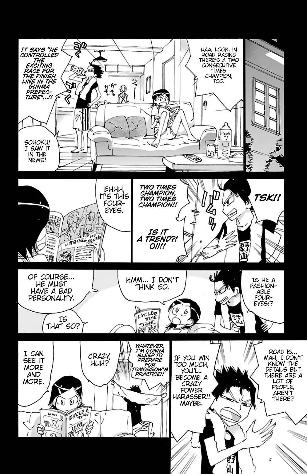 Yowamushi Pedal Chapter 567 page 5