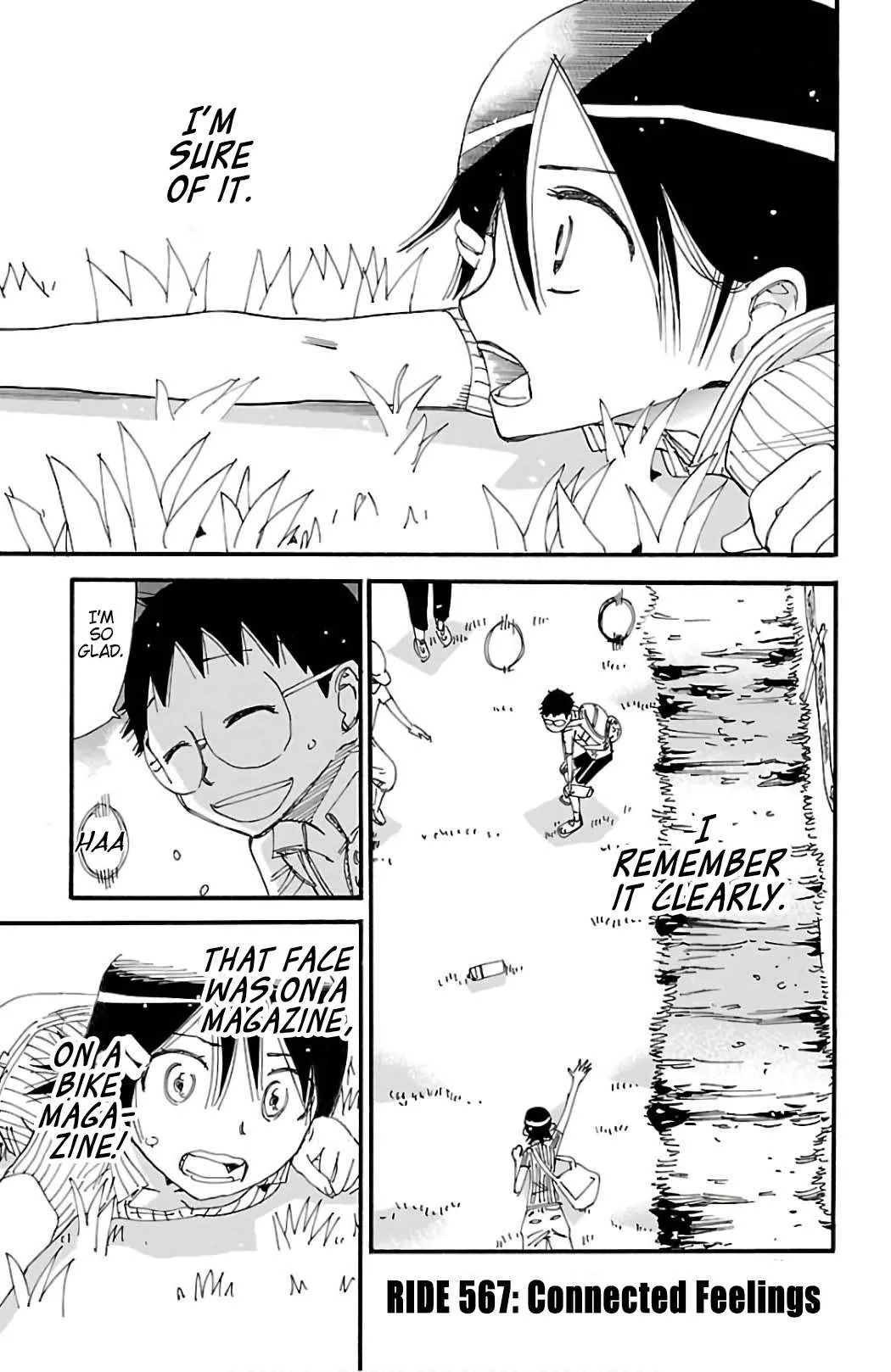 Yowamushi Pedal Chapter 567 page 1