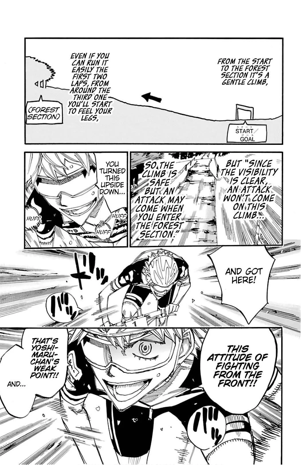 Yowamushi Pedal Chapter 568 page 6