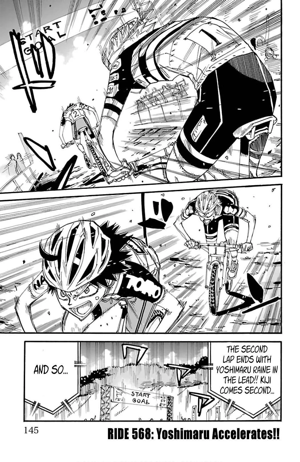 Yowamushi Pedal Chapter 568 page 1