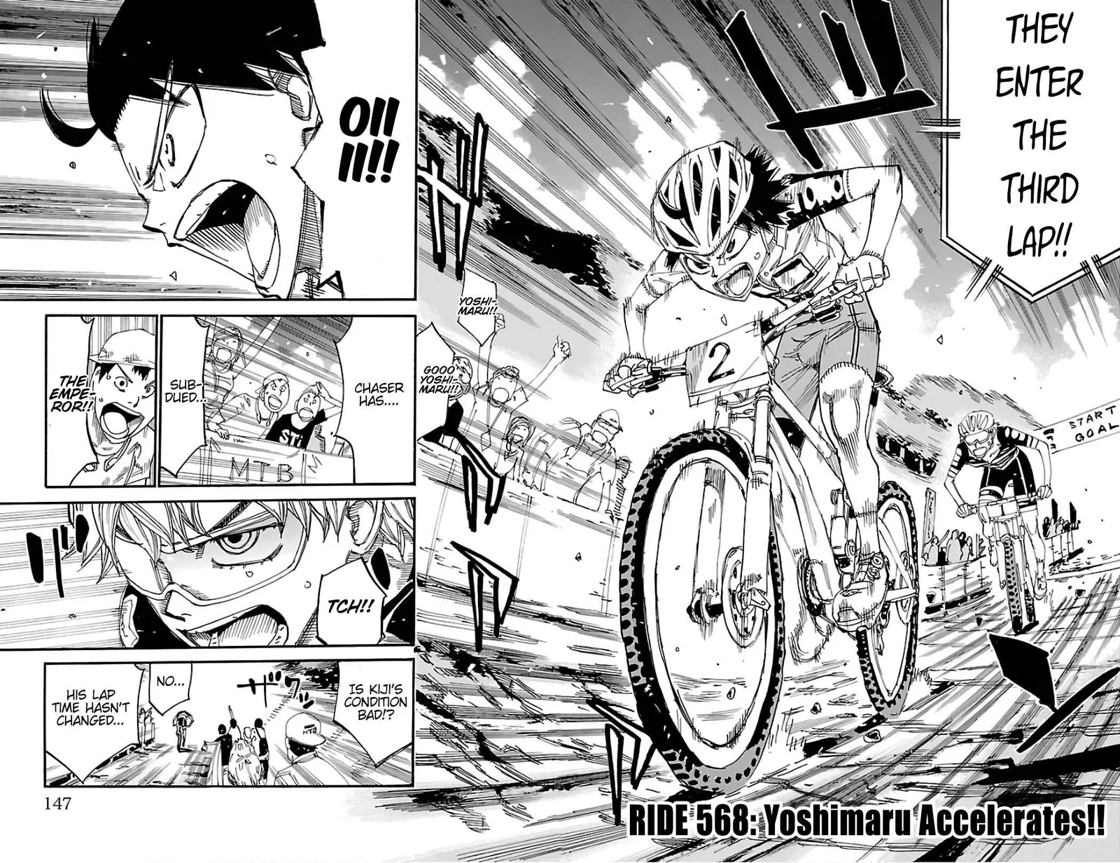 Yowamushi Pedal Chapter 568 page 2