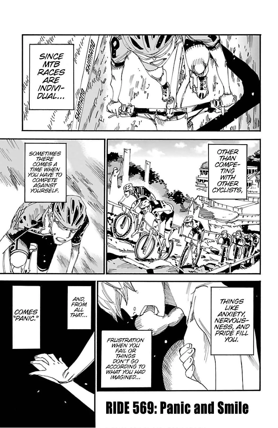 Yowamushi Pedal Chapter 569 page 1