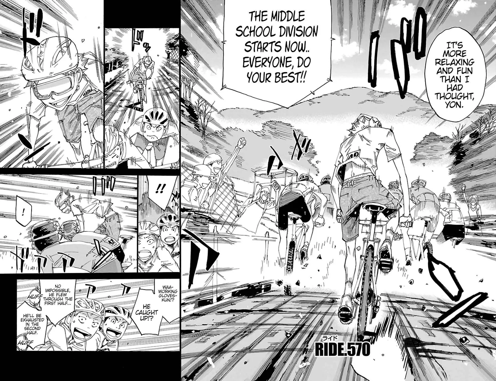 Yowamushi Pedal Chapter 570 page 4