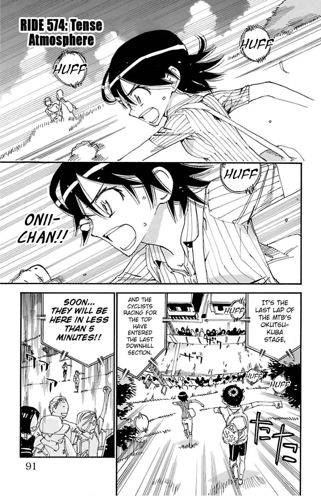 Yowamushi Pedal Chapter 574 page 1