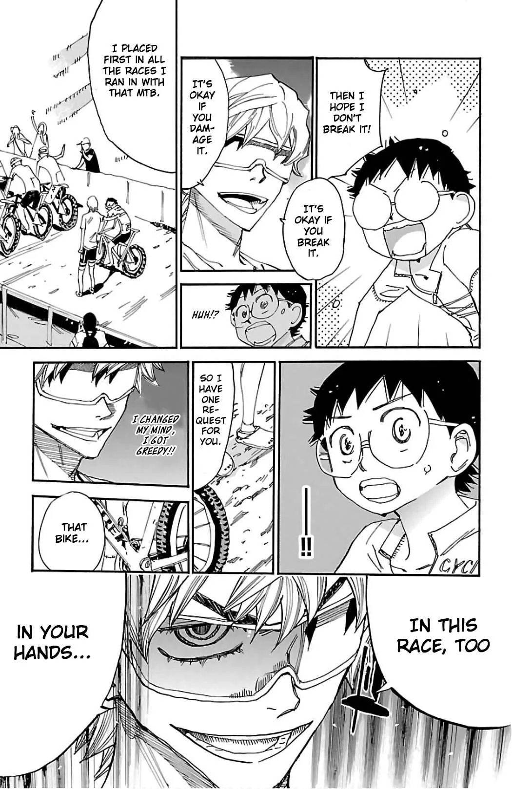Yowamushi Pedal Chapter 579 page 15