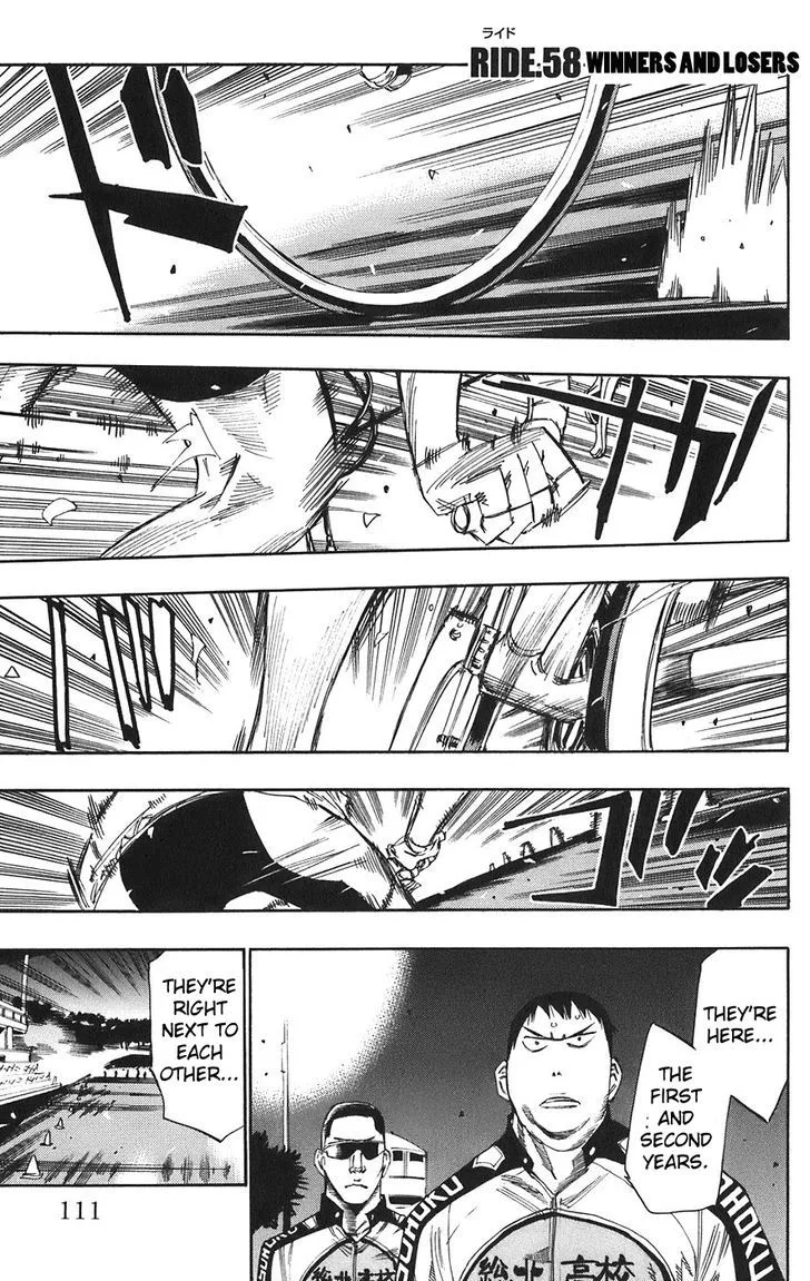 Yowamushi Pedal Chapter 58 page 1