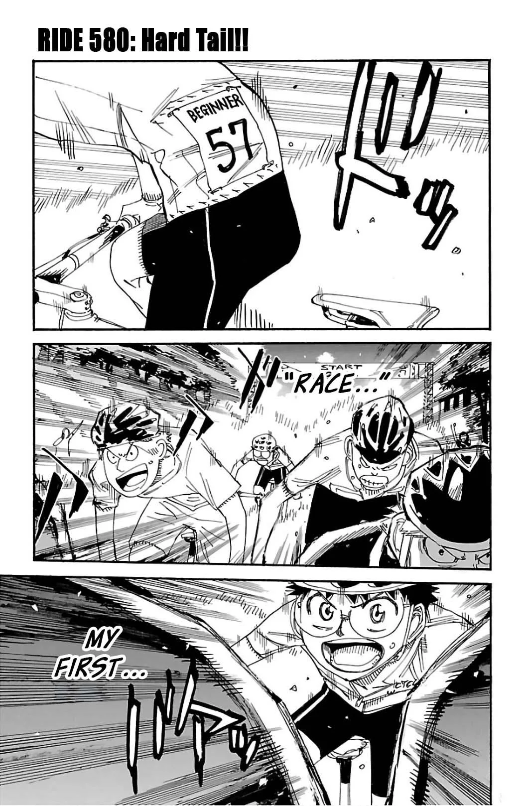 Yowamushi Pedal Chapter 580 page 1