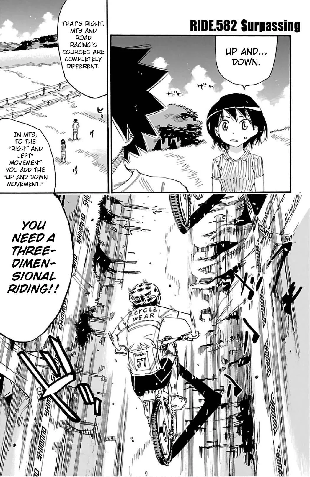 Yowamushi Pedal Chapter 582 page 1