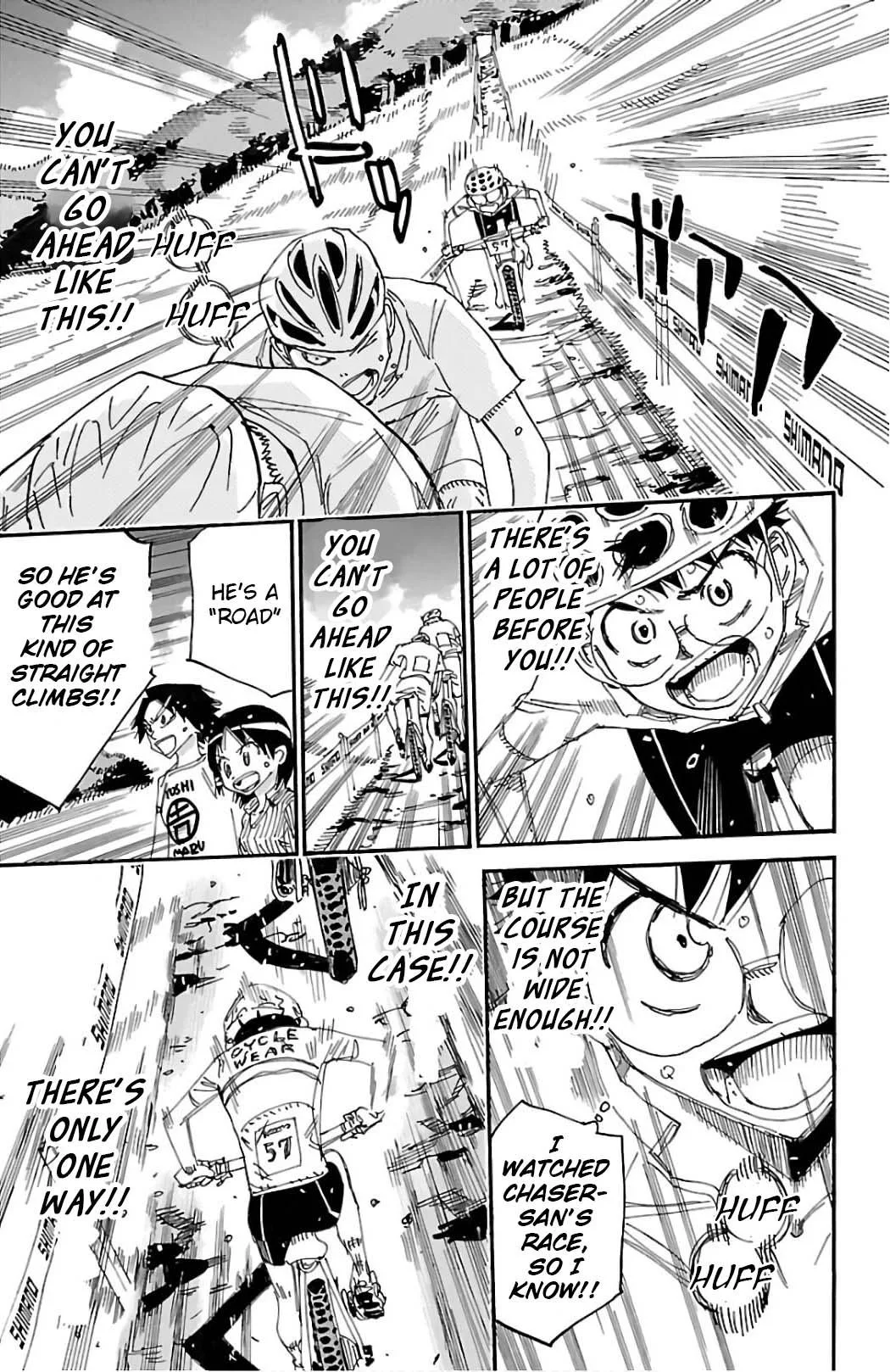 Yowamushi Pedal Chapter 582 page 14