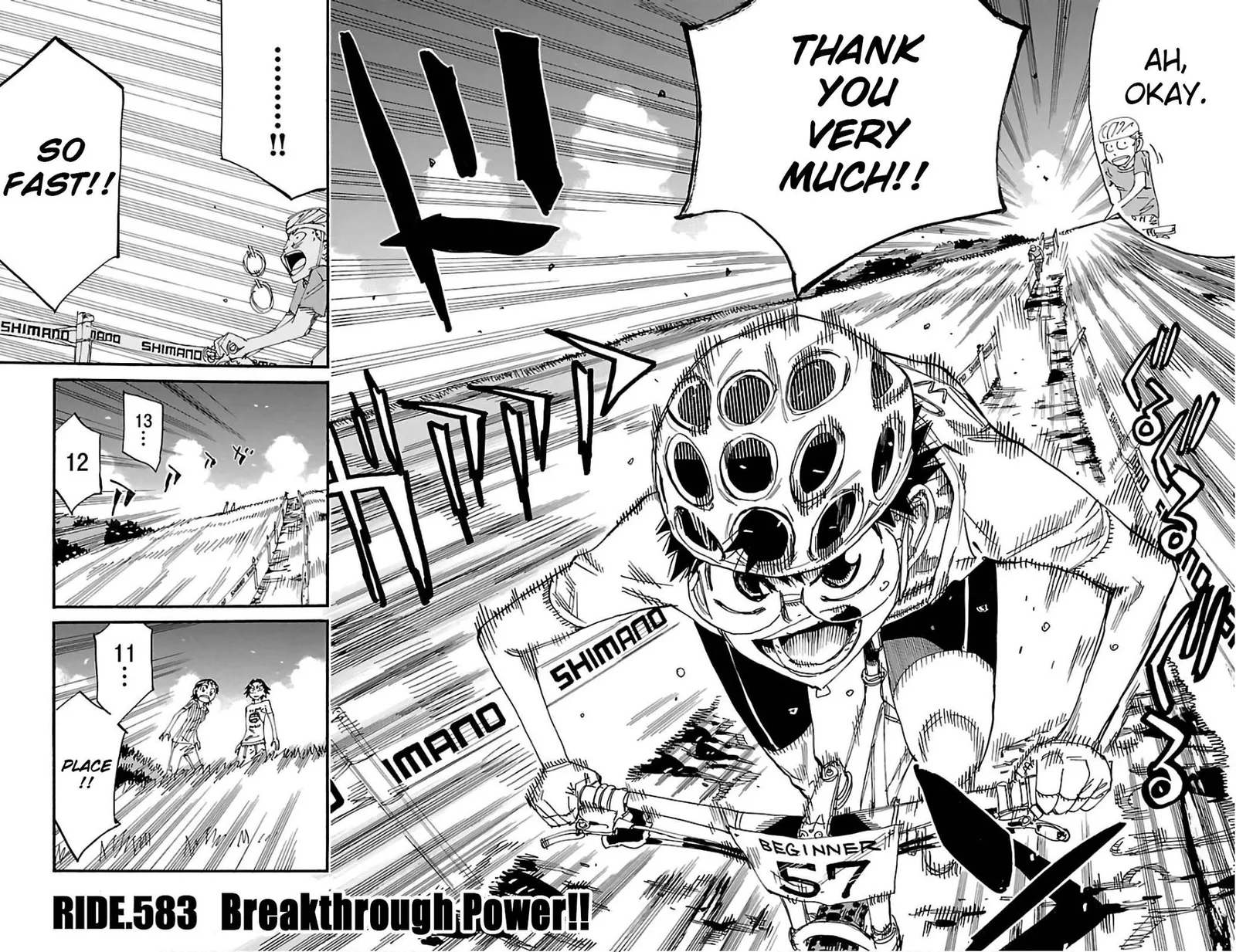 Yowamushi Pedal Chapter 583 page 2