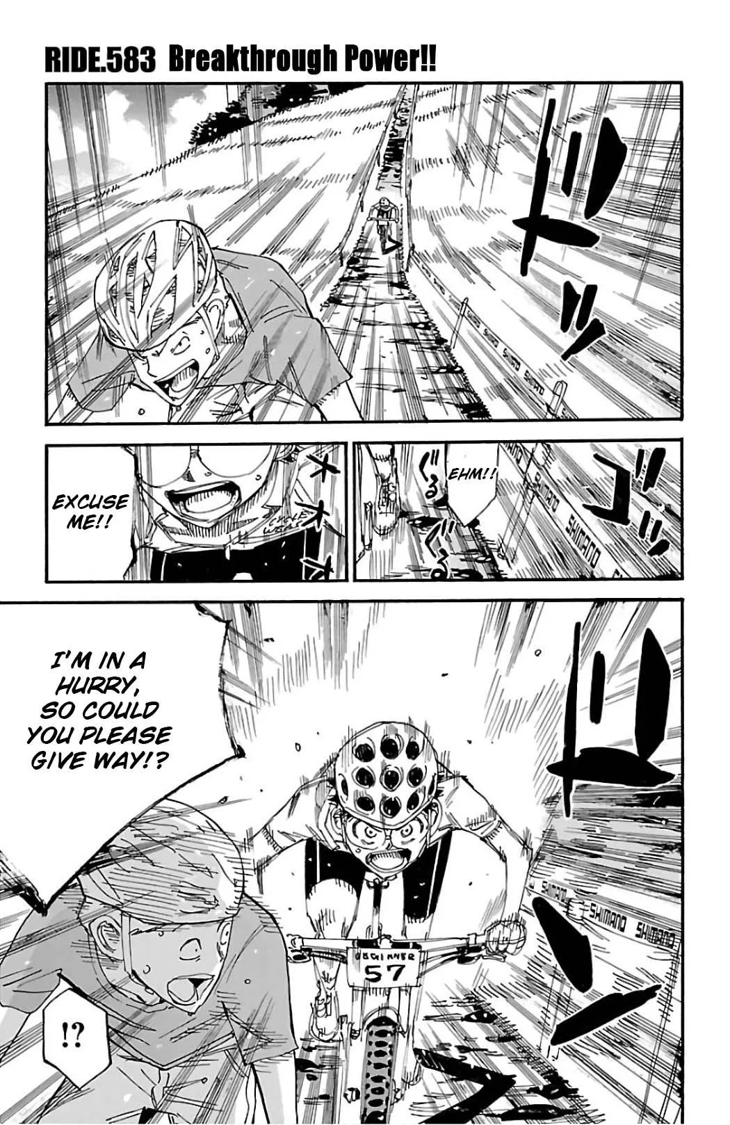 Yowamushi Pedal Chapter 583 page 1
