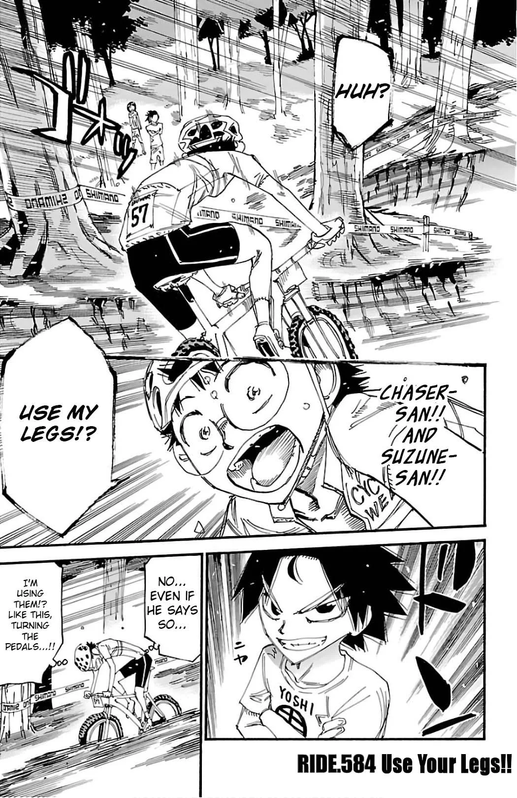 Yowamushi Pedal Chapter 584 page 1