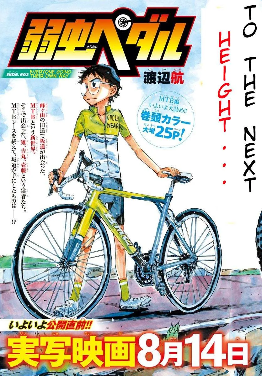 Yowamushi Pedal Chapter 602 page 3