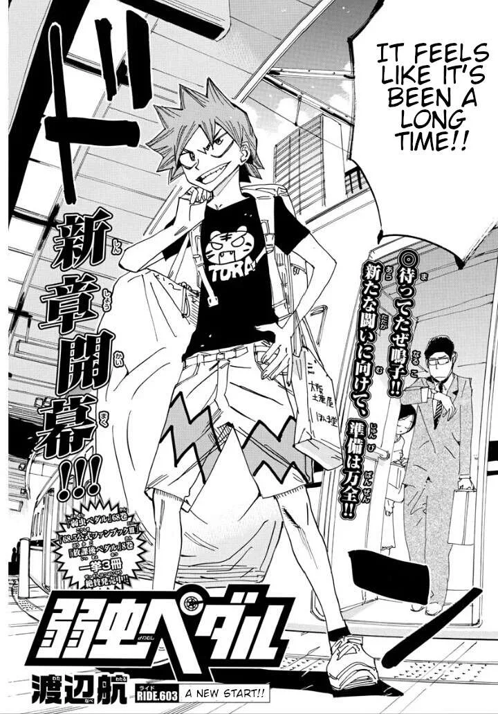 Yowamushi Pedal Chapter 603 page 2