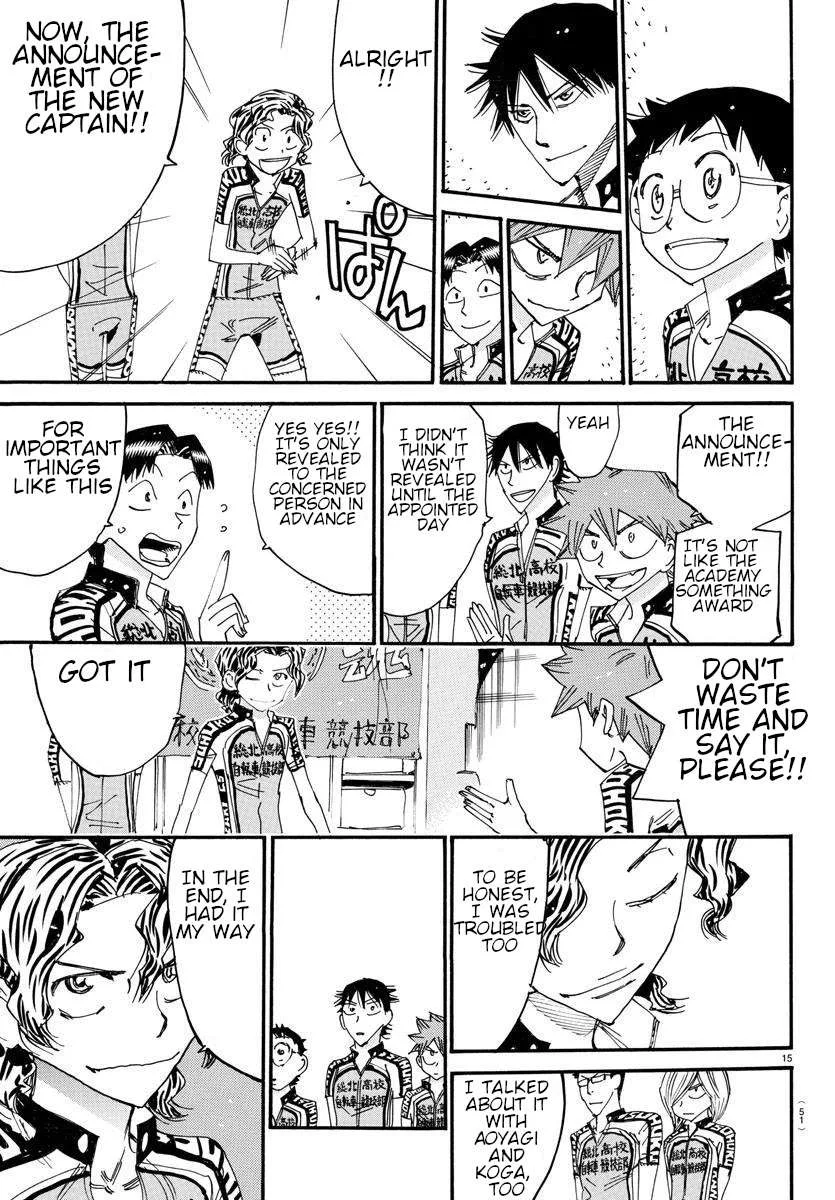 Yowamushi Pedal Chapter 605 page 15