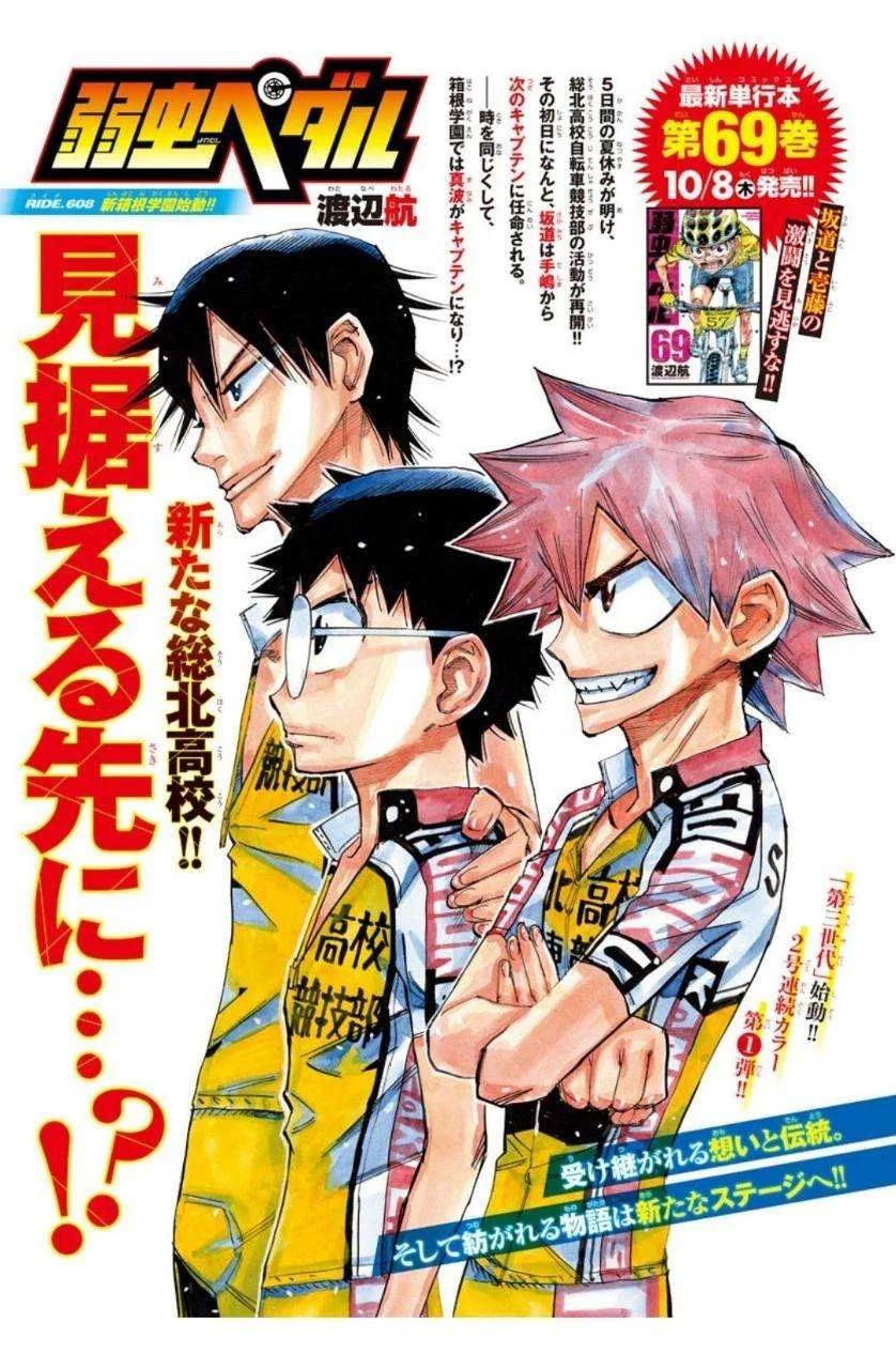 Yowamushi Pedal Chapter 608 page 2