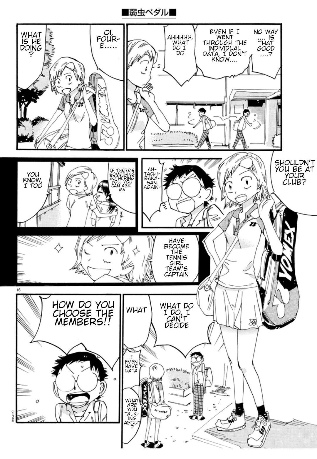 Yowamushi Pedal Chapter 611 page 17