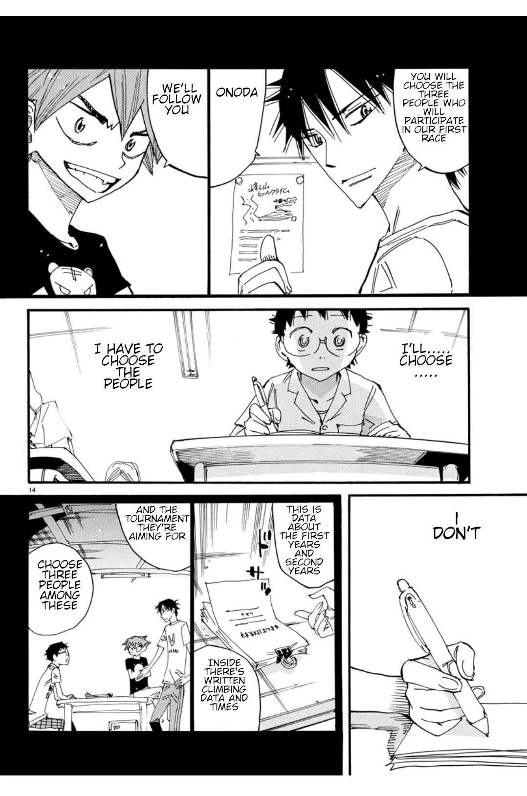 Yowamushi Pedal Chapter 611 page 15