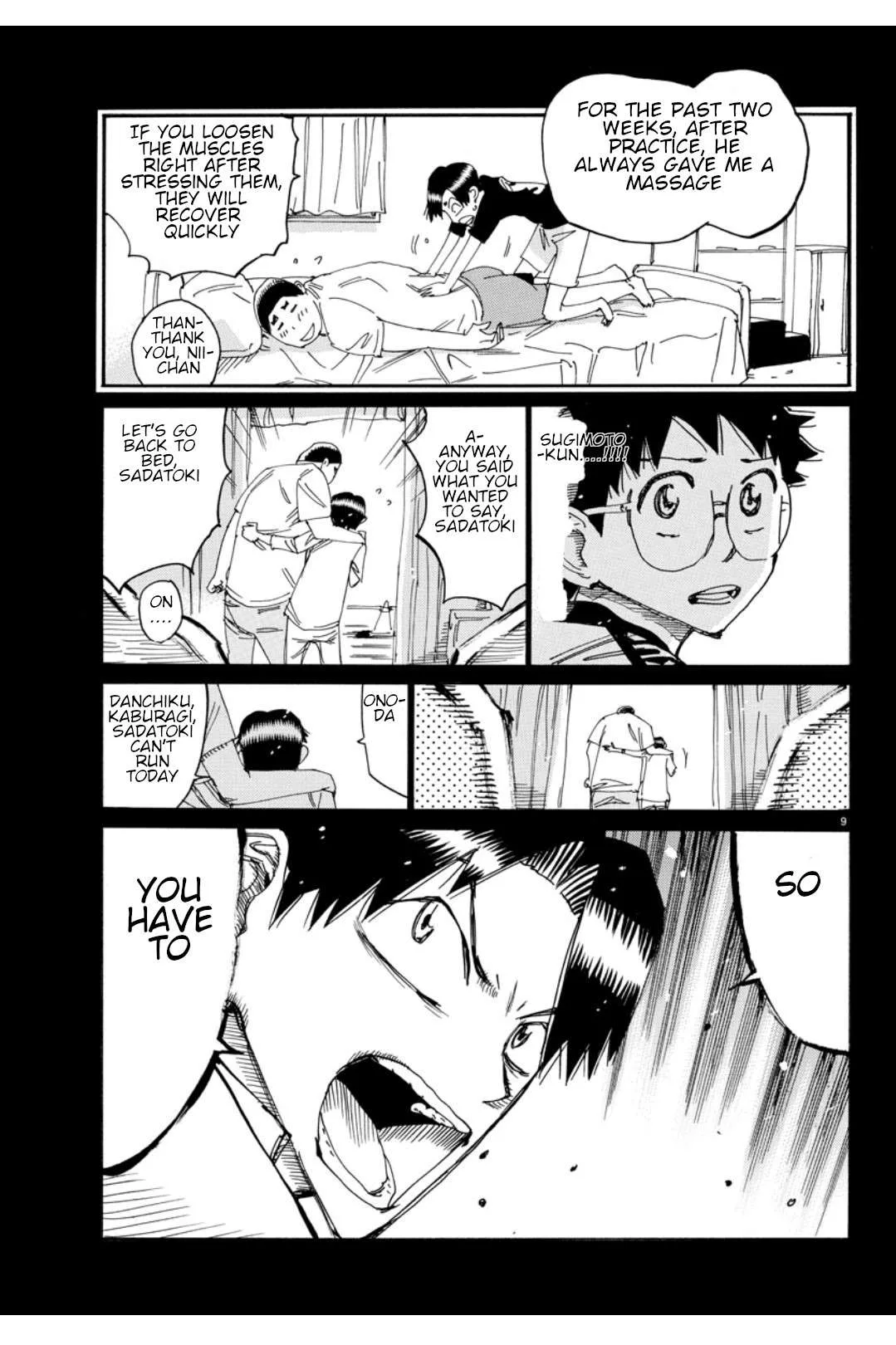 Yowamushi Pedal Chapter 614 page 10