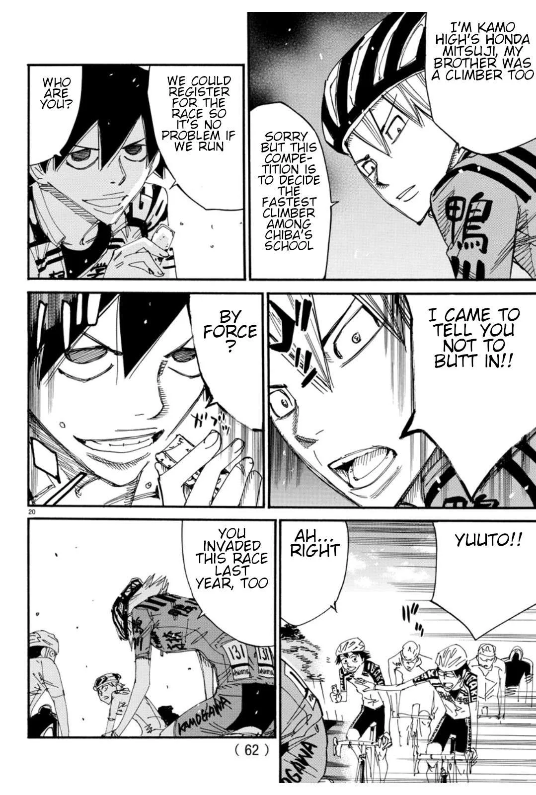 Yowamushi Pedal Chapter 614 page 21