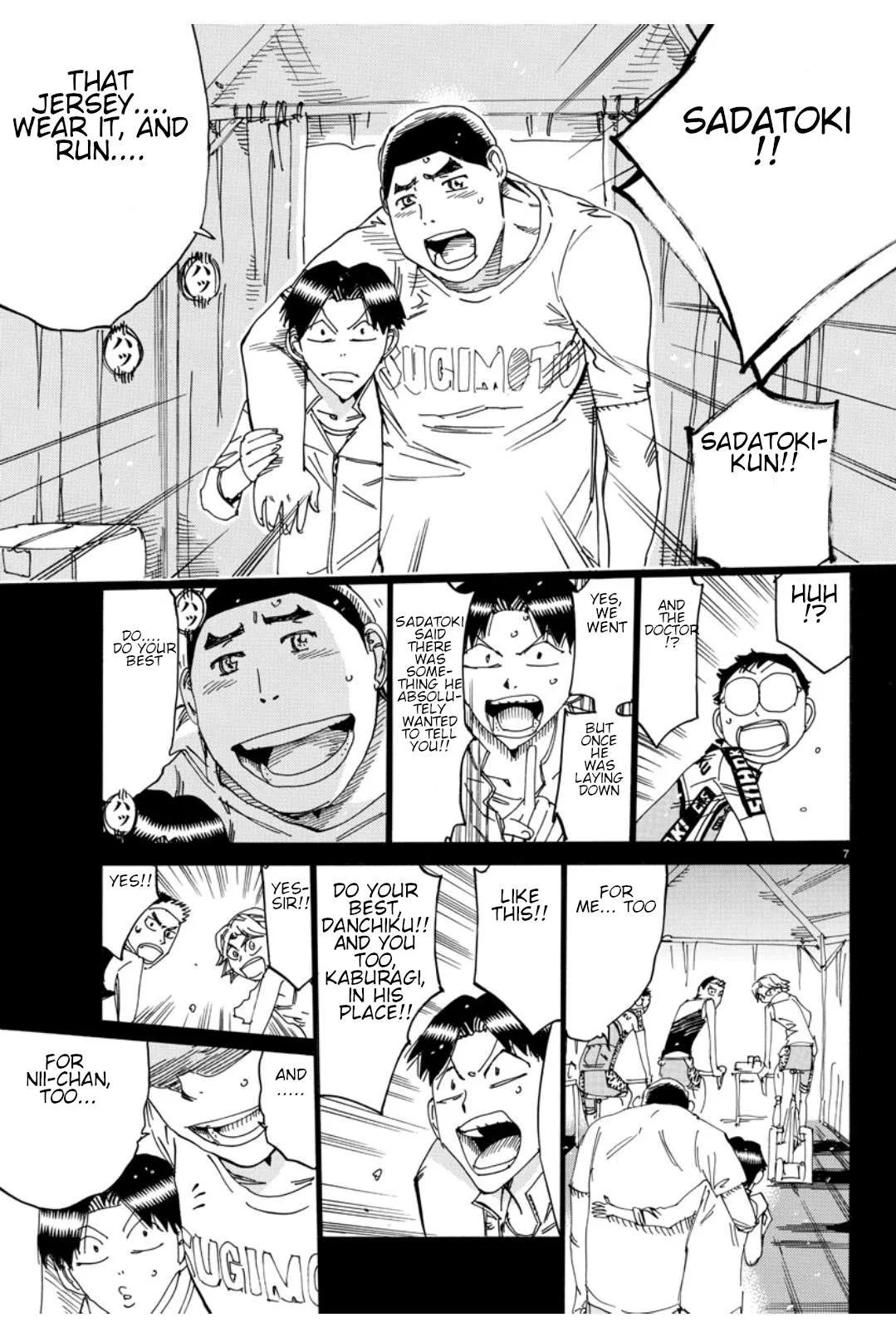 Yowamushi Pedal Chapter 614 page 8