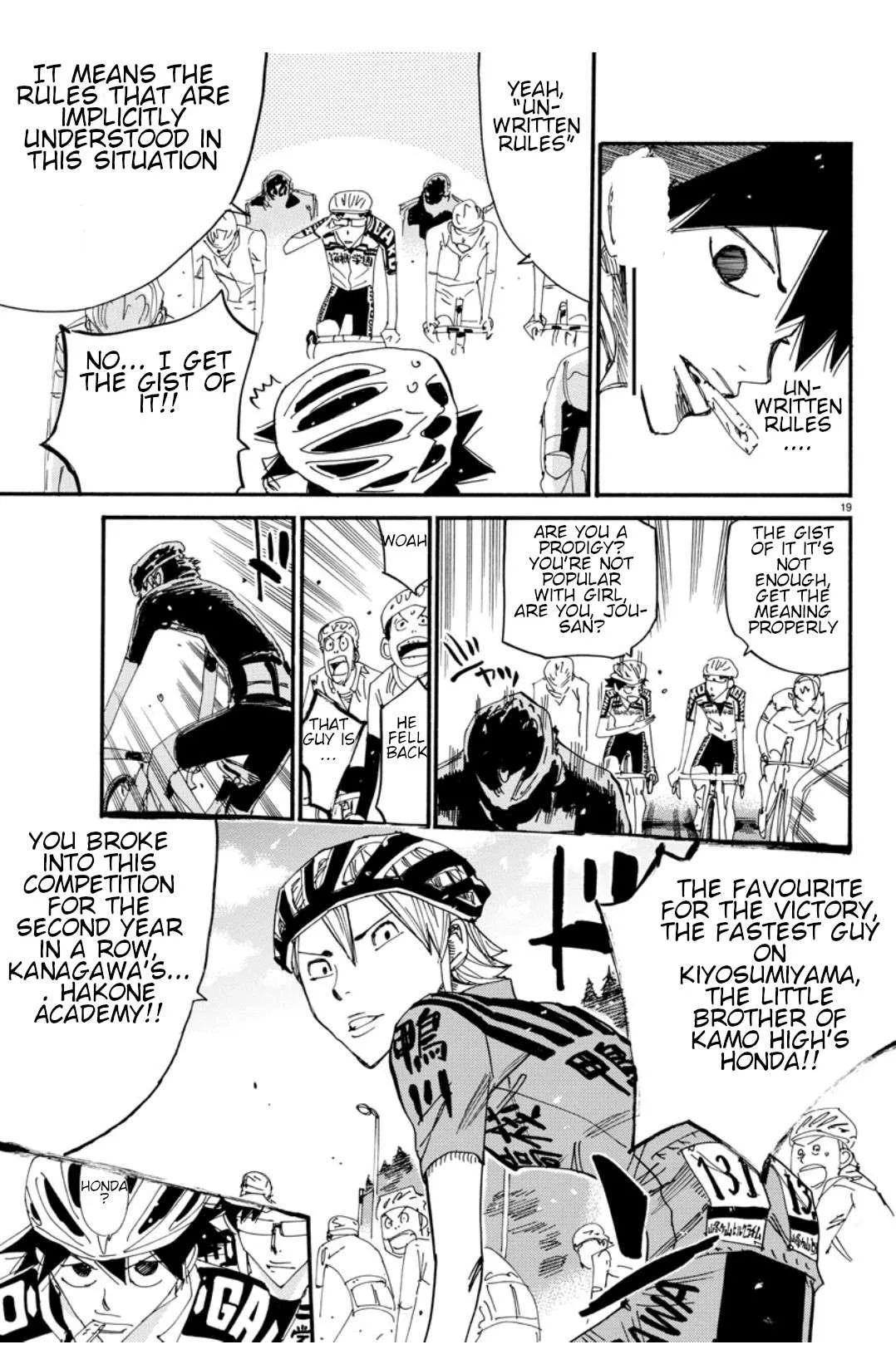 Yowamushi Pedal Chapter 614 page 20