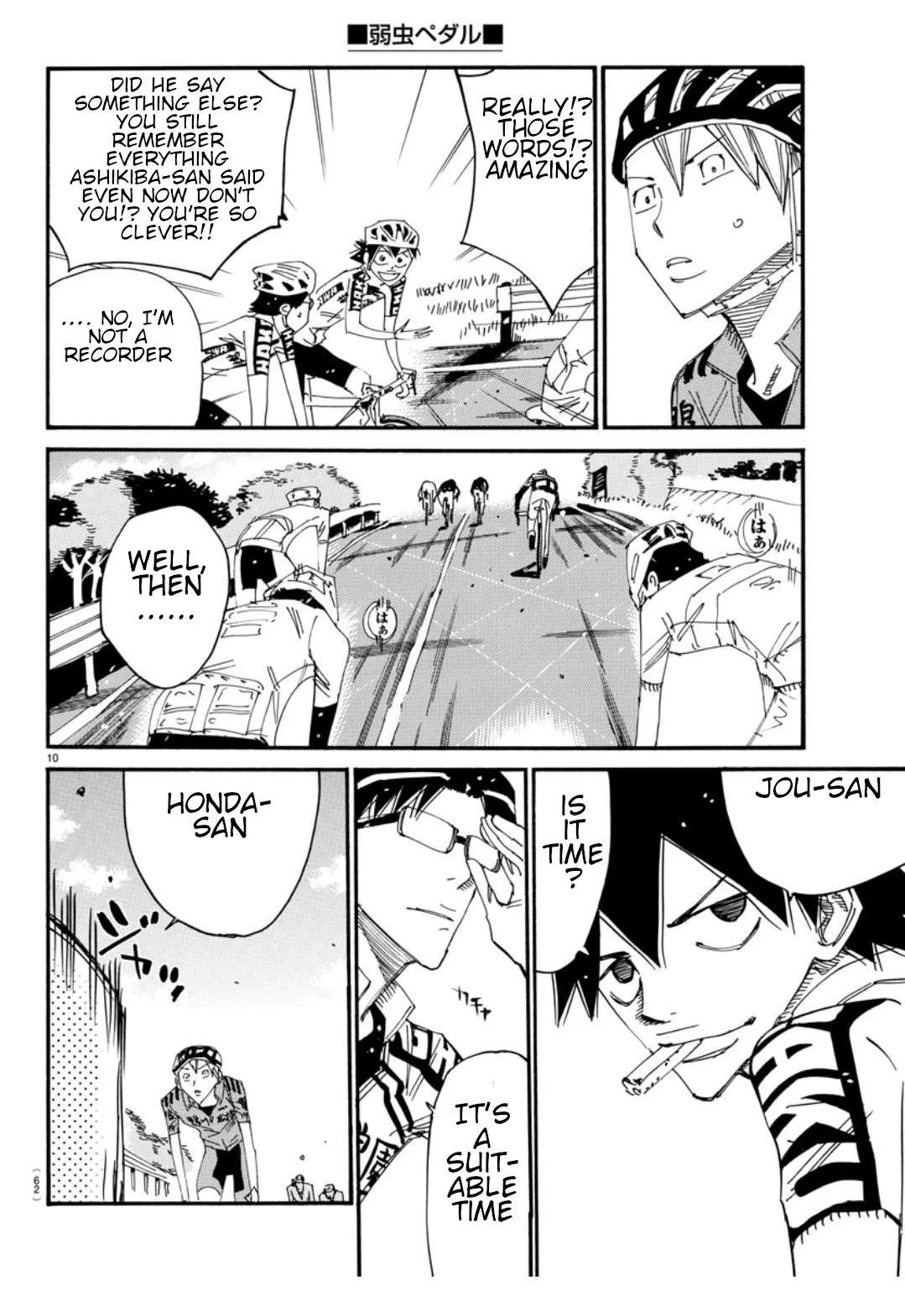 Yowamushi Pedal Chapter 615 page 12