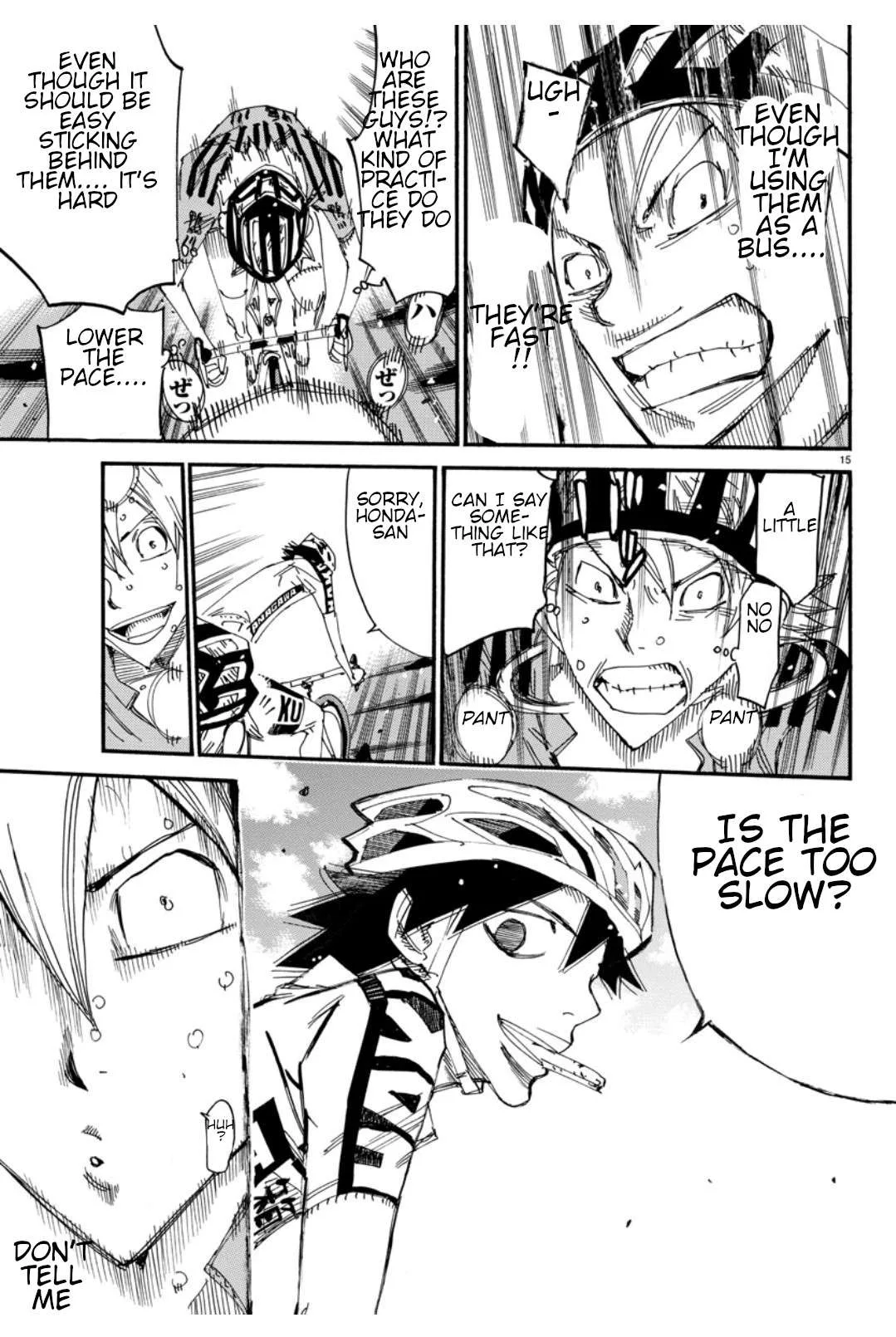 Yowamushi Pedal Chapter 615 page 17