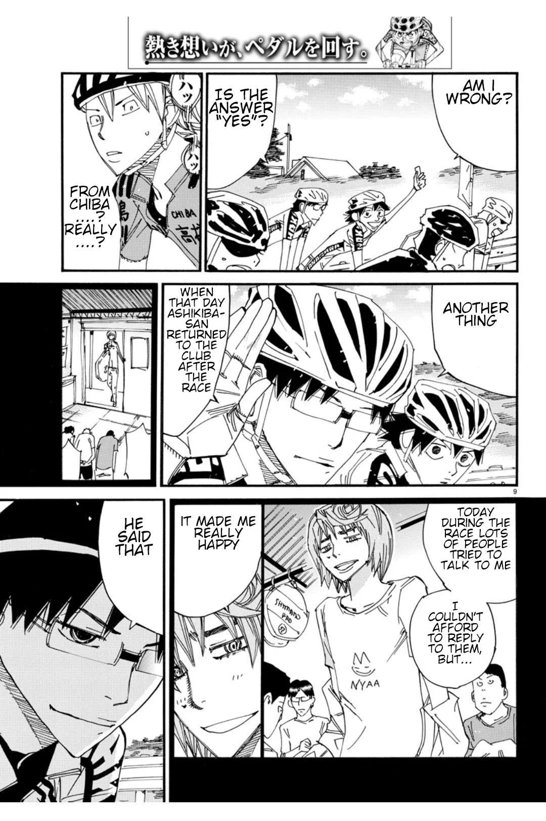 Yowamushi Pedal Chapter 615 page 11