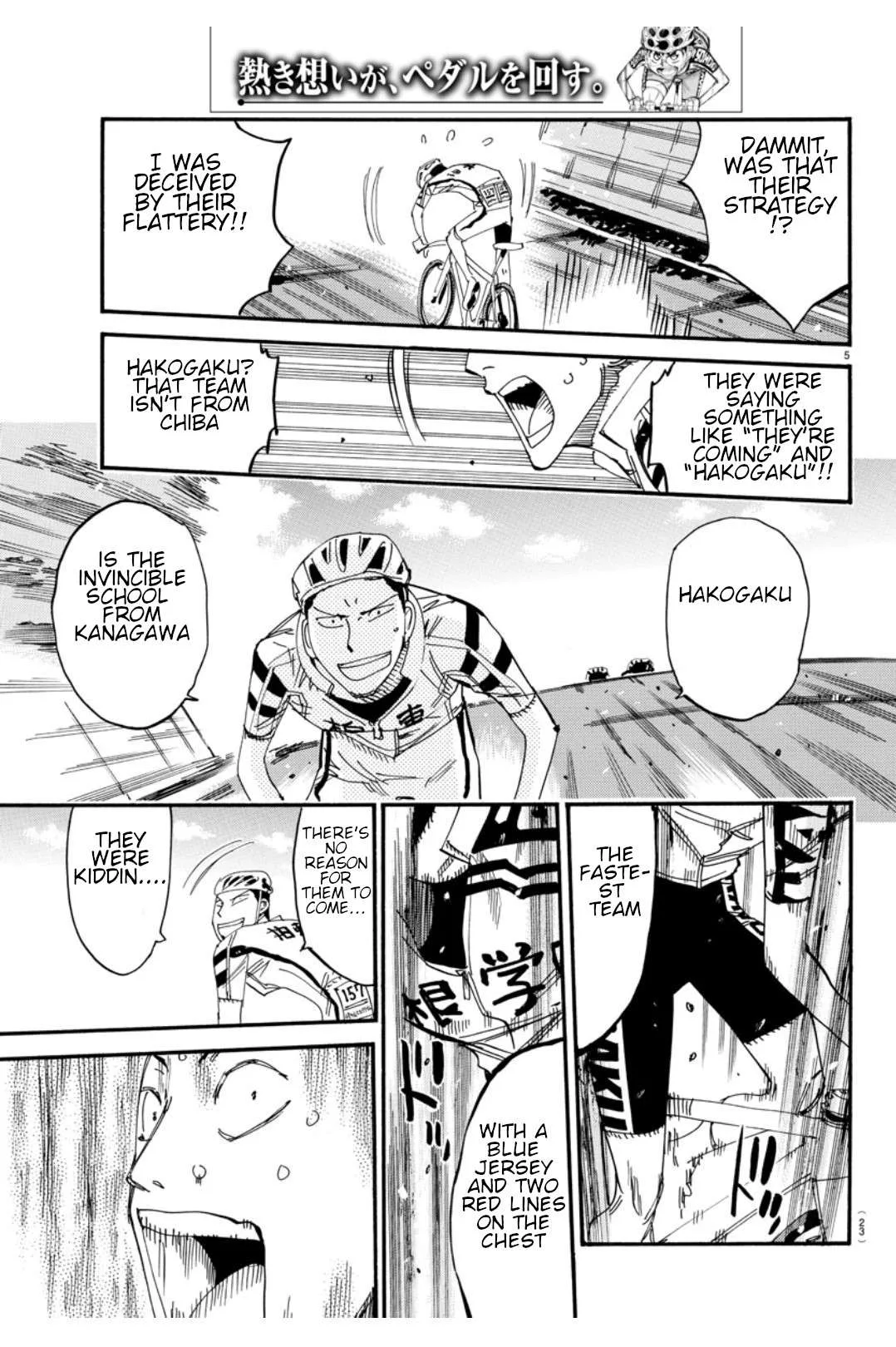 Yowamushi Pedal Chapter 616 page 7