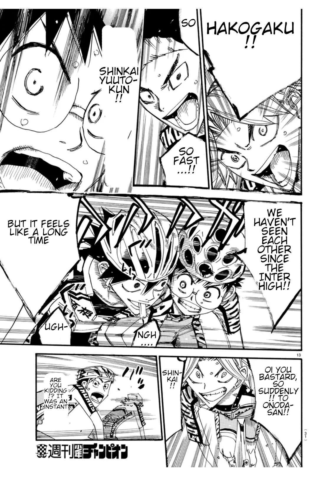 Yowamushi Pedal Chapter 616 page 15