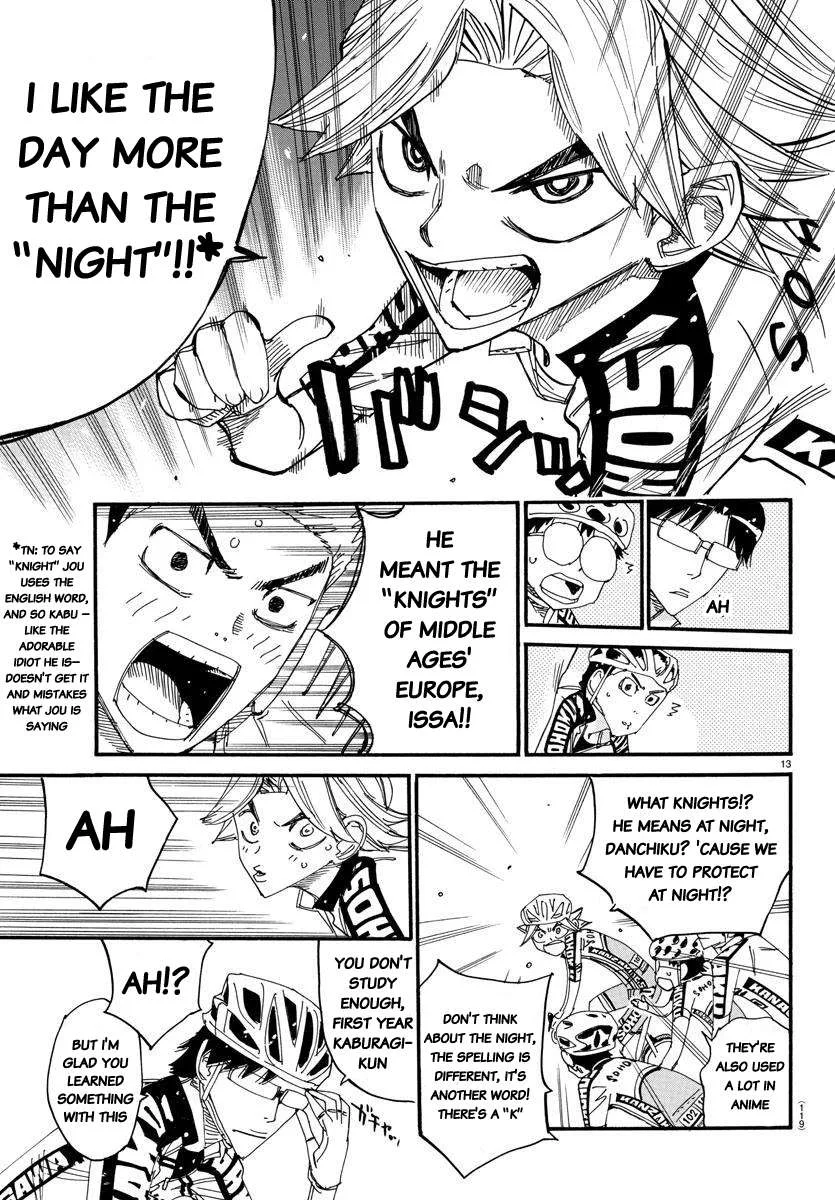 Yowamushi Pedal Chapter 617 page 13
