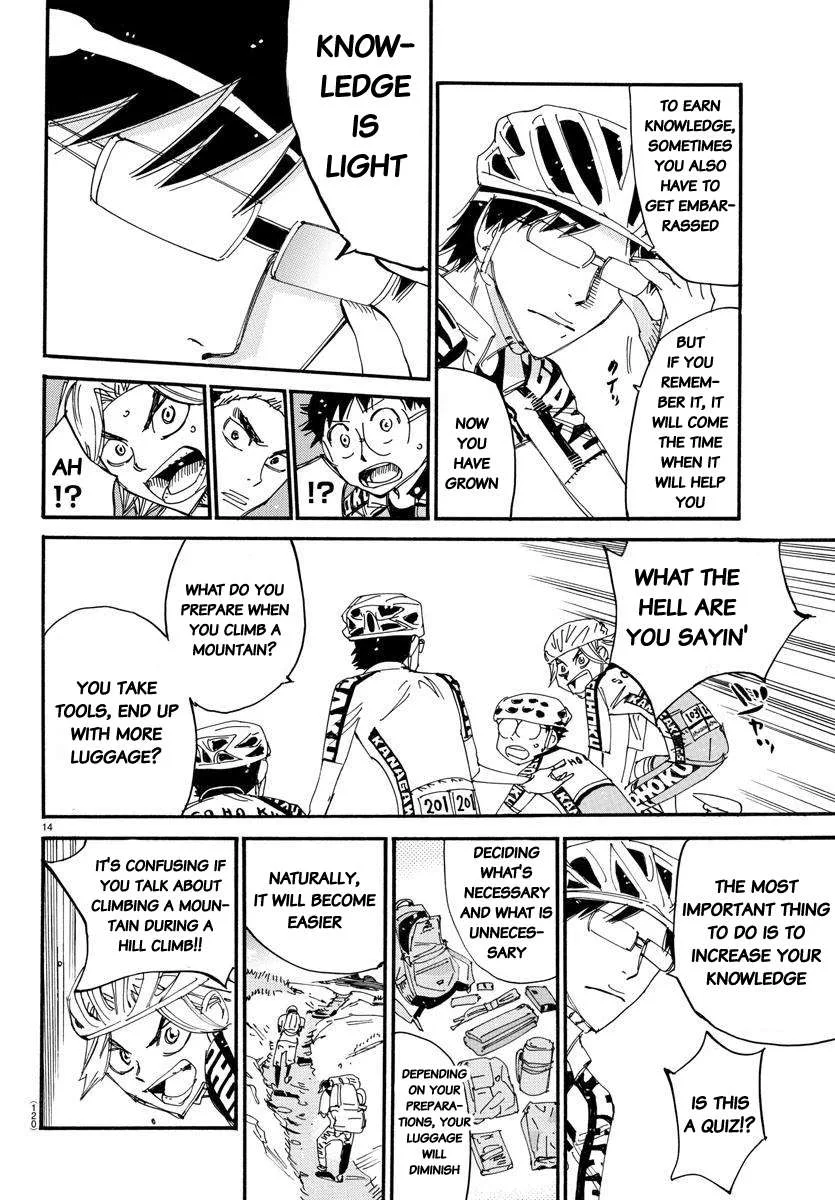 Yowamushi Pedal Chapter 617 page 14