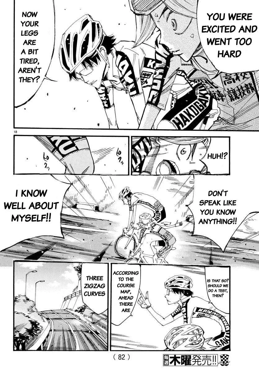 Yowamushi Pedal Chapter 618 page 18